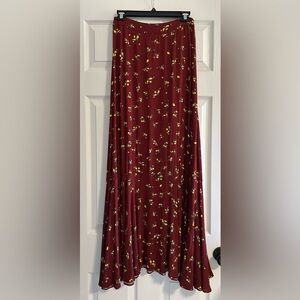 NWT Free People Ruby's Forever Maxi Skirt - Floral A-Line